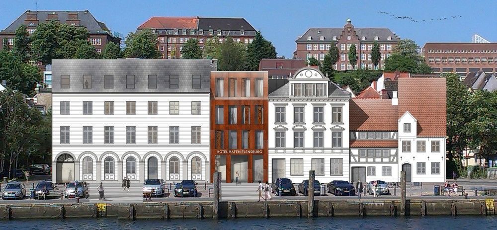 Hotel Hafen Фленсбург Екстериор снимка